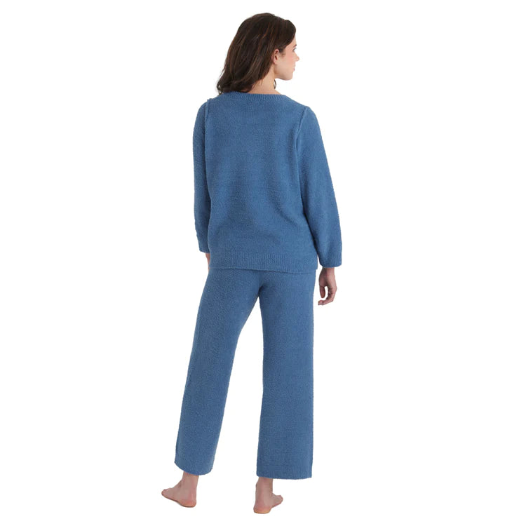 SOFTIES- Reverse Seam Marshmallow Crew Neck Lounge Set – Bigley